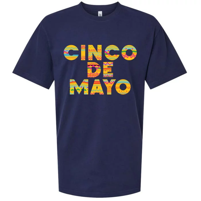 Cinco De Mayo Fiesta Holiday Sueded Cloud Jersey T-Shirt