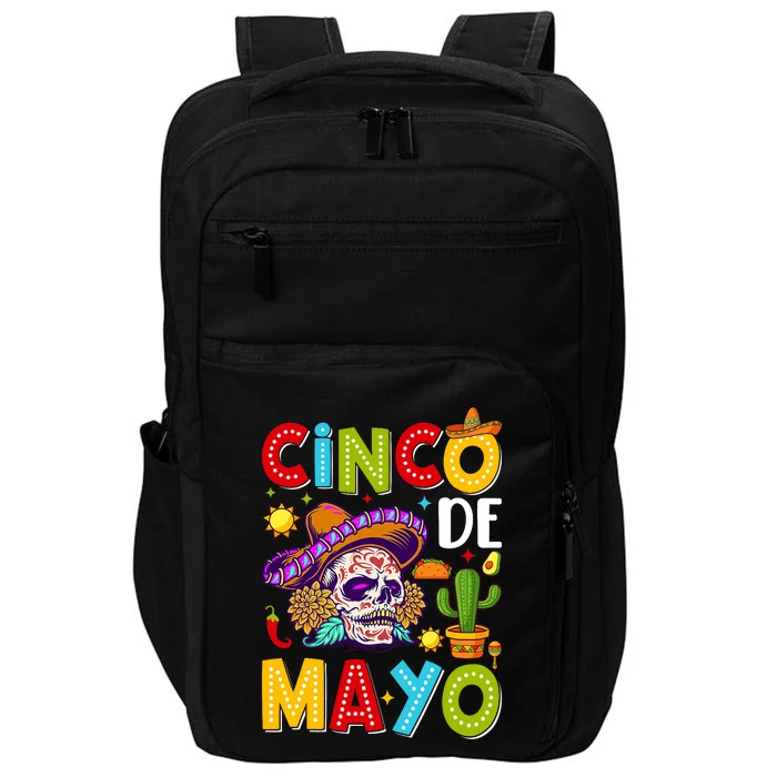 Cinco De Mayo Mexican Fiesta 5 De Mayo For Mexican Impact Tech Backpack