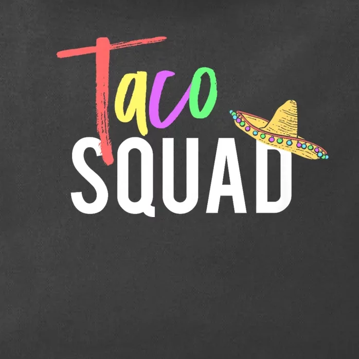 Cinco De Mayo Taco Squad Design To Celebrate A Fiesta Zip Tote Bag