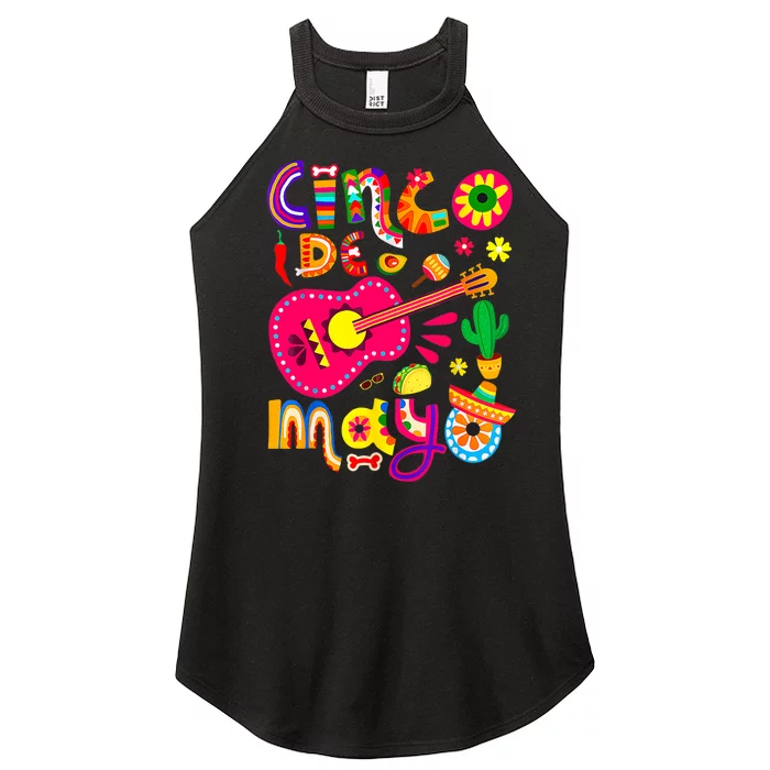 Cinco De Mayo Mexican Fiesta 5 De Mayo Women’s Perfect Tri Rocker Tank