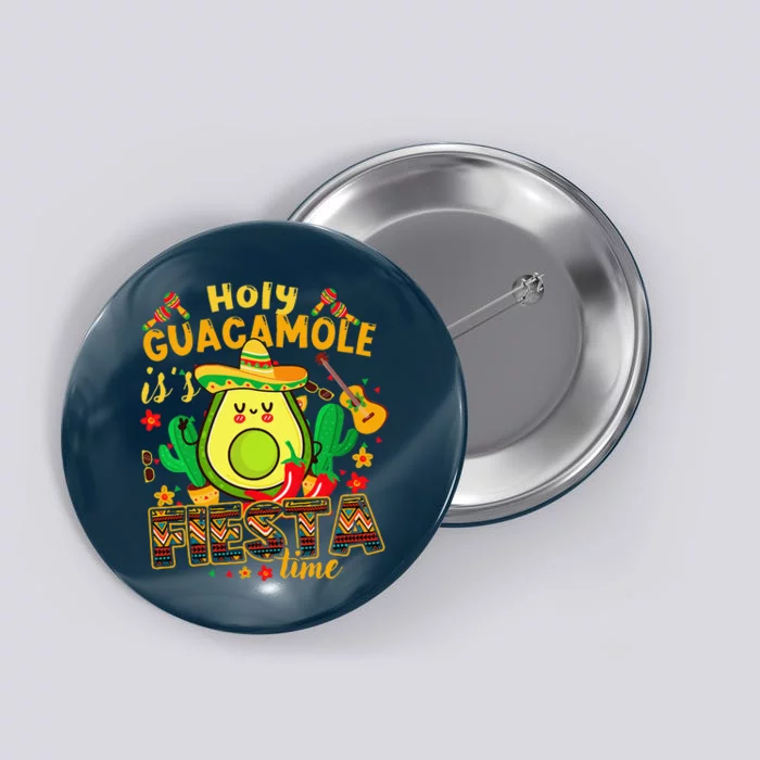 Cinco De Mayo Holy Guacamole Fiesta Funny Button