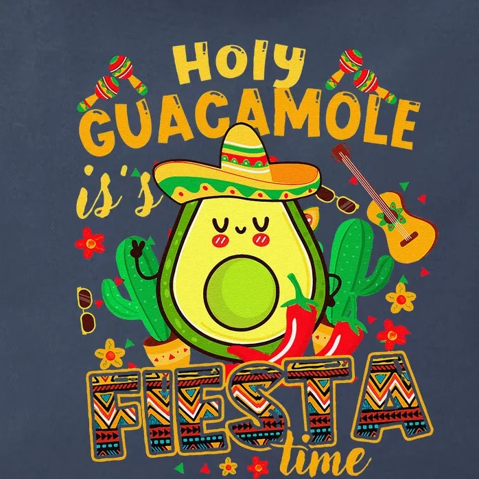 Cinco De Mayo Holy Guacamole Fiesta Funny Zip Tote Bag