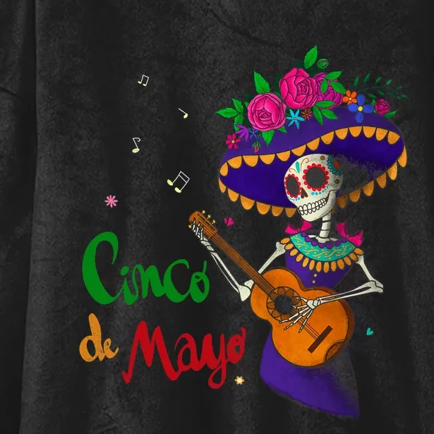 Cinco De Mayo Mexican Lets Fiesta 5 De Mayo Trendy Design Hooded Wearable Blanket