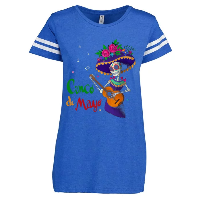 Cinco De Mayo Mexican Lets Fiesta 5 De Mayo Trendy Design Enza Ladies Jersey Football T-Shirt