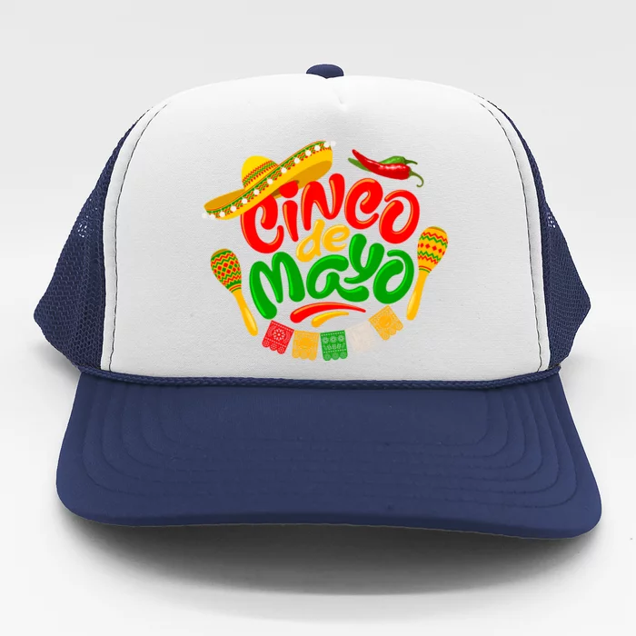 Cinco De Mayo Celebration Fiesta Trucker Hat