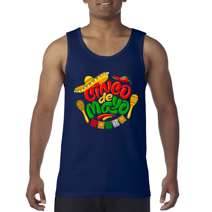 Cinco De Mayo Celebration Fiesta Tank Top