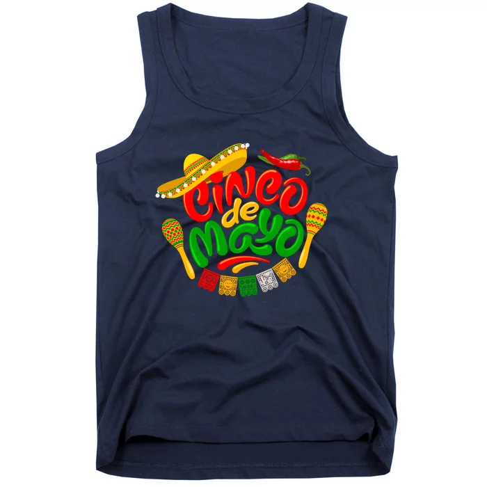 Cinco De Mayo Celebration Fiesta Tank Top