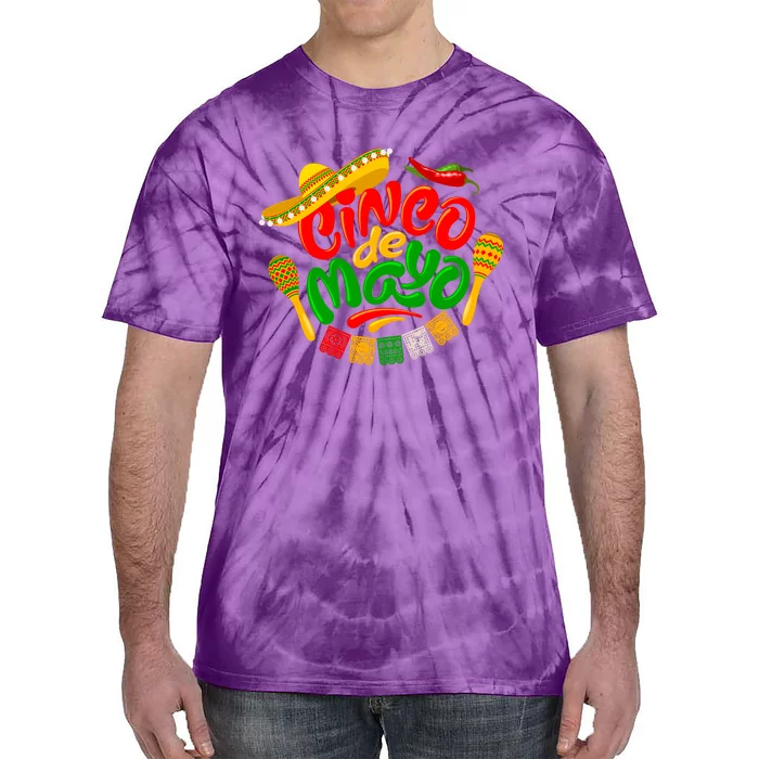 Cinco De Mayo Celebration Fiesta Tie-Dye T-Shirt