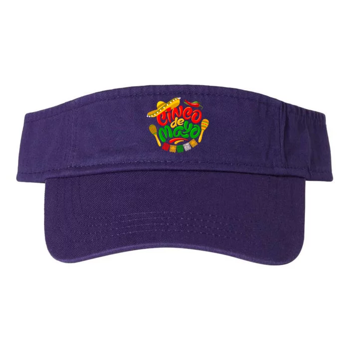 Cinco De Mayo Celebration Fiesta Valucap Bio-Washed Visor