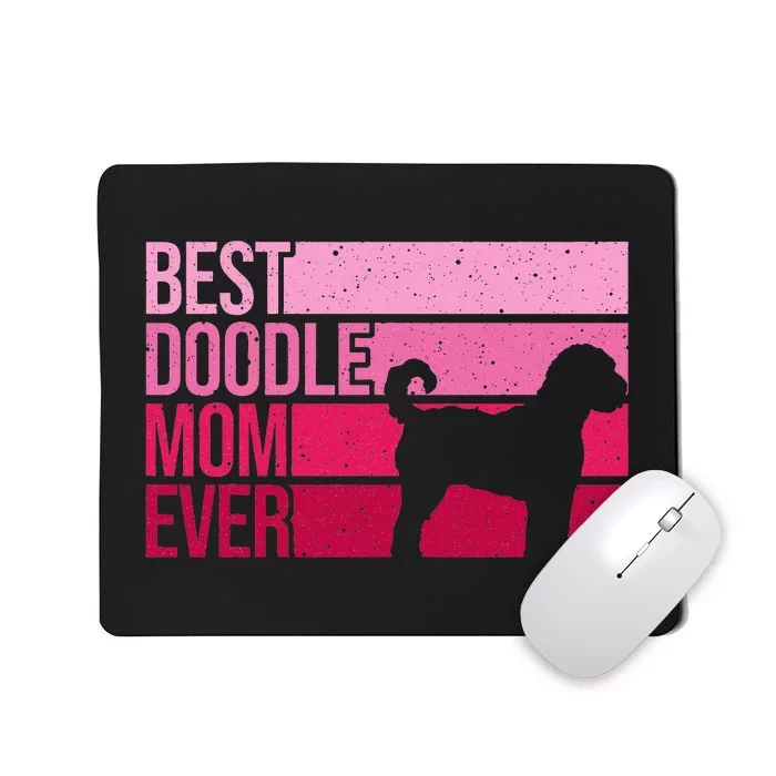 Cool Doodle Mom Art Aussiedoodle Goldendoodle Dog Mousepad