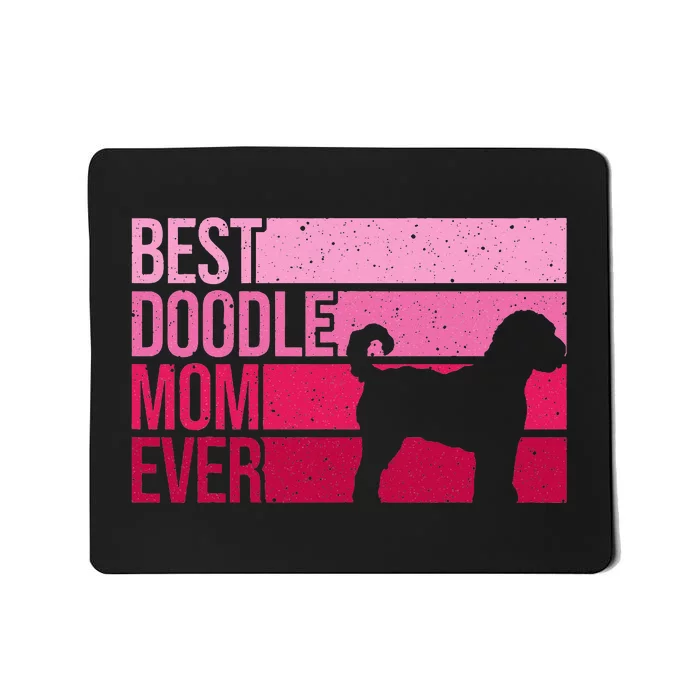 Cool Doodle Mom Art Aussiedoodle Goldendoodle Dog Mousepad