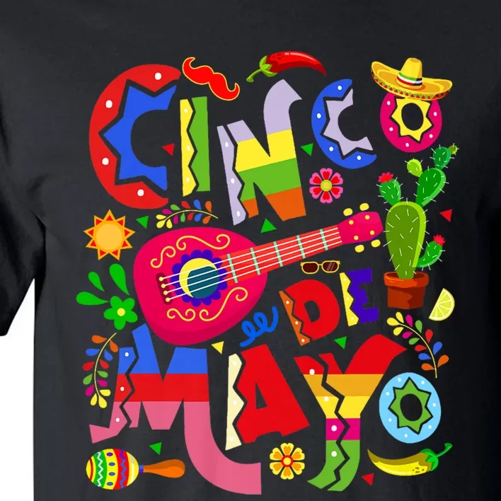 Cinco De Mayo Mexican Fiesta 5 De Mayo Tall T-Shirt