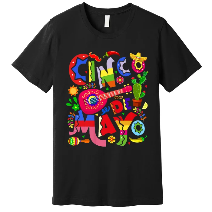 Cinco De Mayo Mexican Fiesta 5 De Mayo Premium T-Shirt