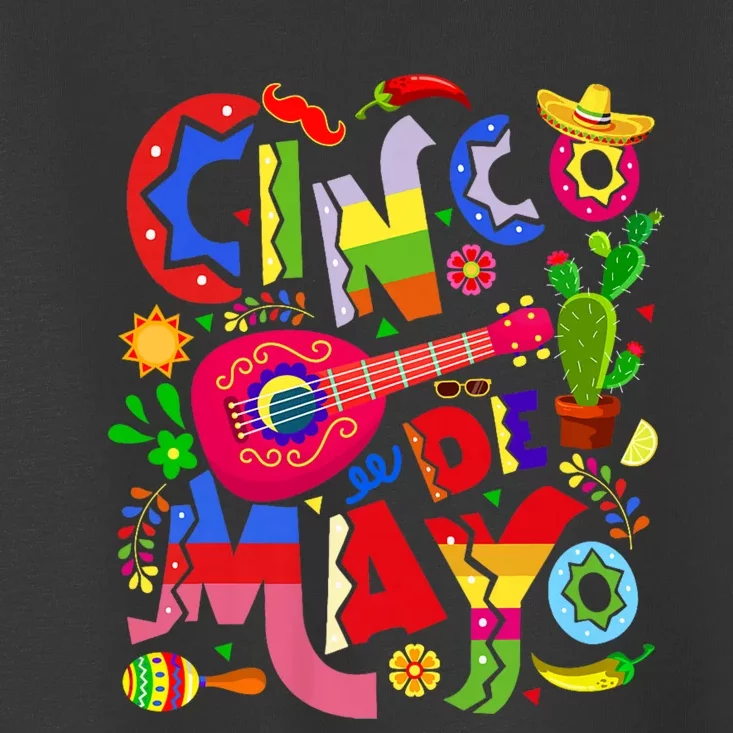 Cinco De Mayo Mexican Fiesta 5 De Mayo Toddler T-Shirt