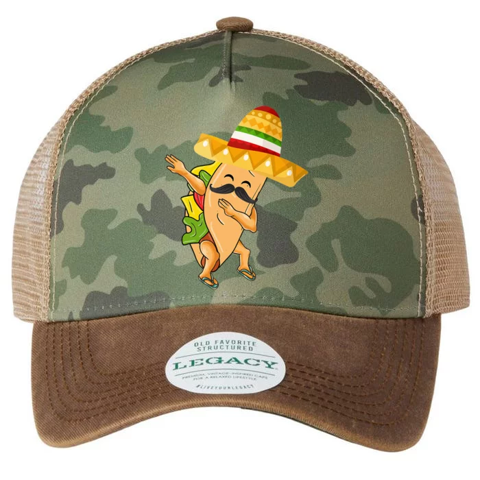 Cinco De Mayo Dabbing Taco Cinco De Mayo Legacy Tie Dye Trucker Hat