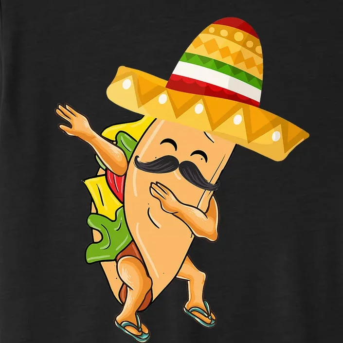 Cinco De Mayo Dabbing Taco Cinco De Mayo ChromaSoft Performance T-Shirt