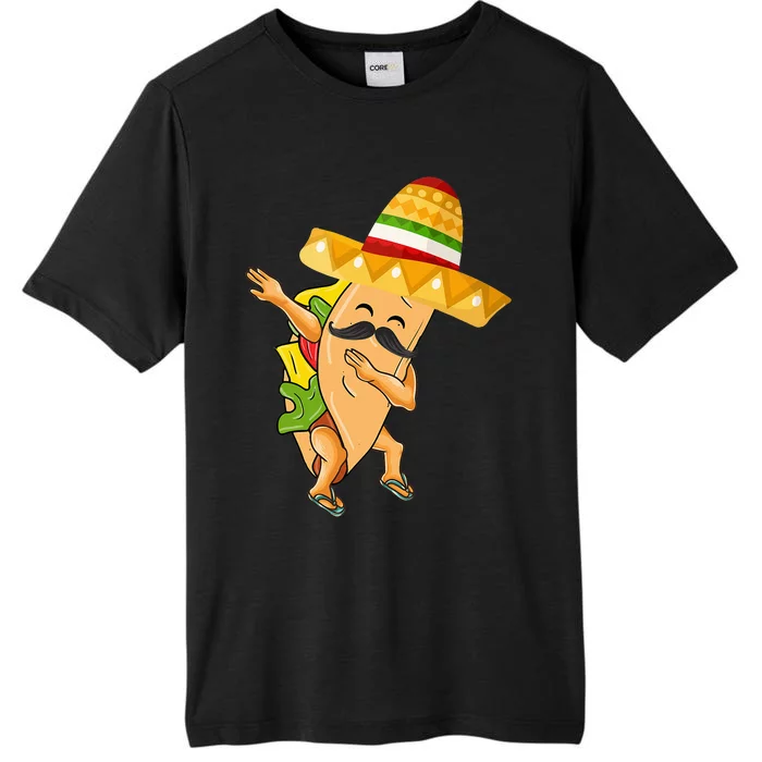 Cinco De Mayo Dabbing Taco Cinco De Mayo ChromaSoft Performance T-Shirt