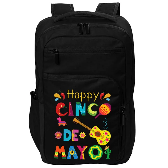 Cinco De Mayo Mexican Fiesta 5 De Mayo Impact Tech Backpack