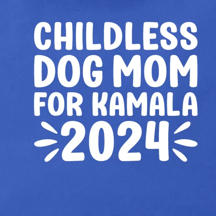 Childless Dog Mom For Kamala 2024 Zip Tote Bag