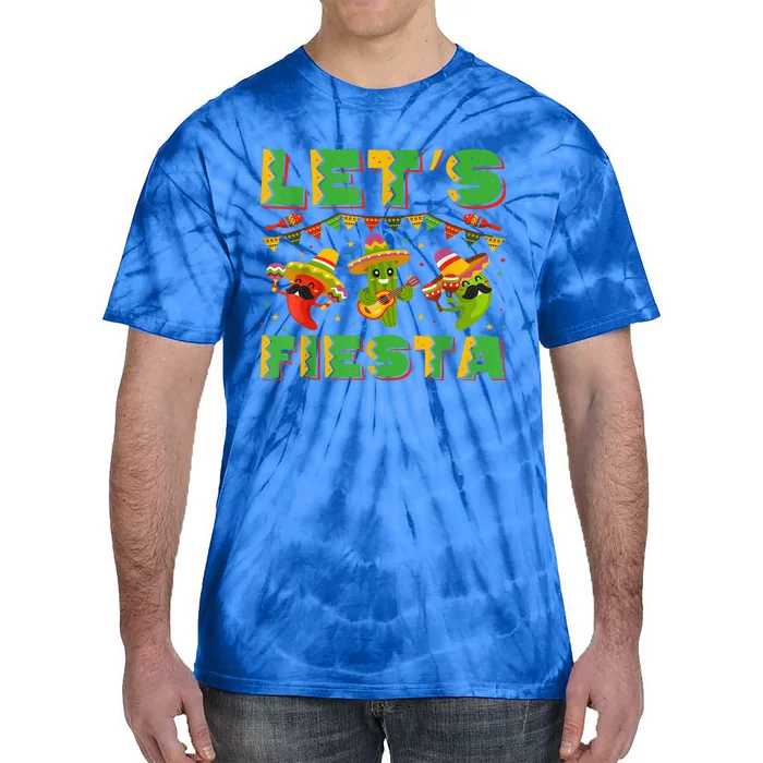 Cinco De Mayo Lets Fiesta Squad Tie-Dye T-Shirt