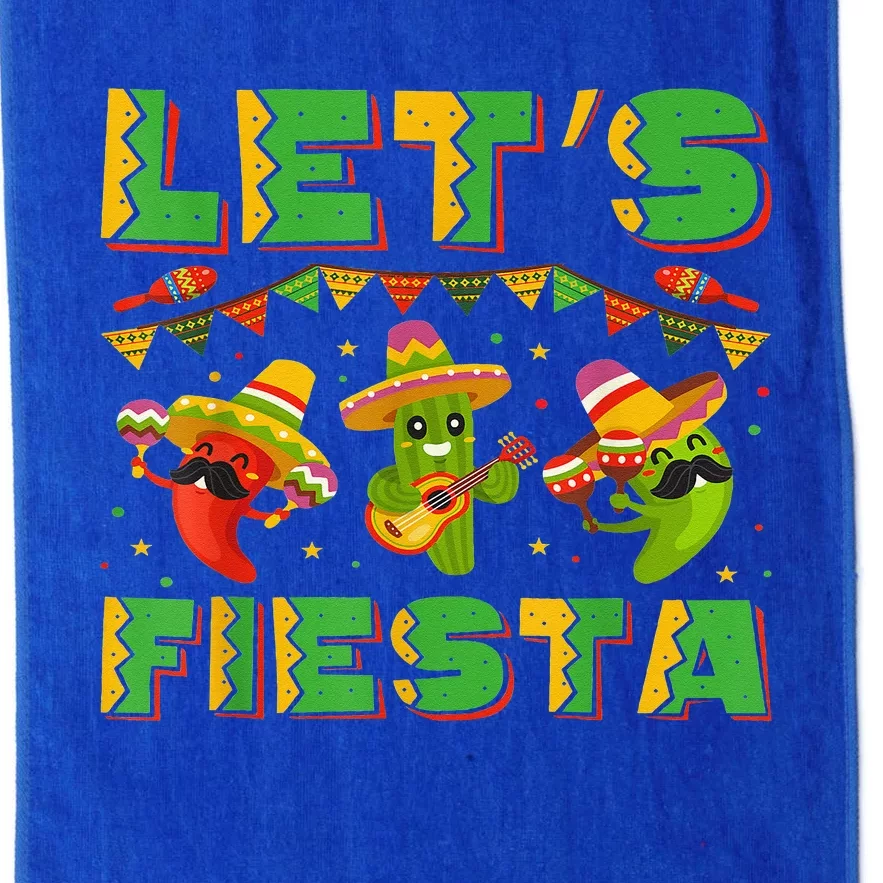 Cinco De Mayo Lets Fiesta Squad Platinum Collection Golf Towel