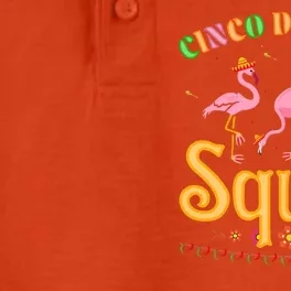 Cinco De Mayo Squad Flamingo Dry Zone Grid Performance Polo