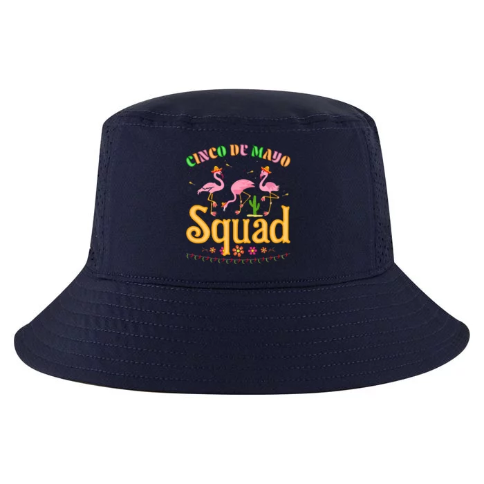 Cinco De Mayo Squad Flamingo Cool Comfort Performance Bucket Hat