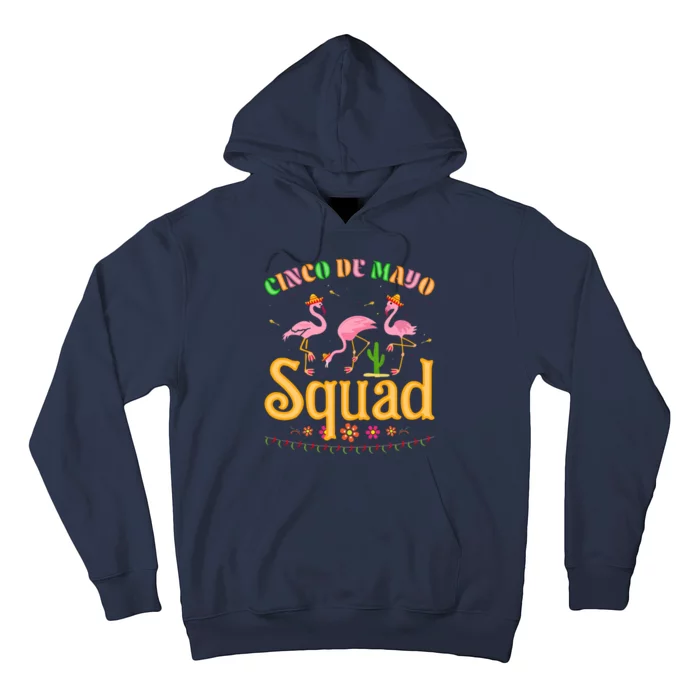 Cinco De Mayo Squad Flamingo Hoodie