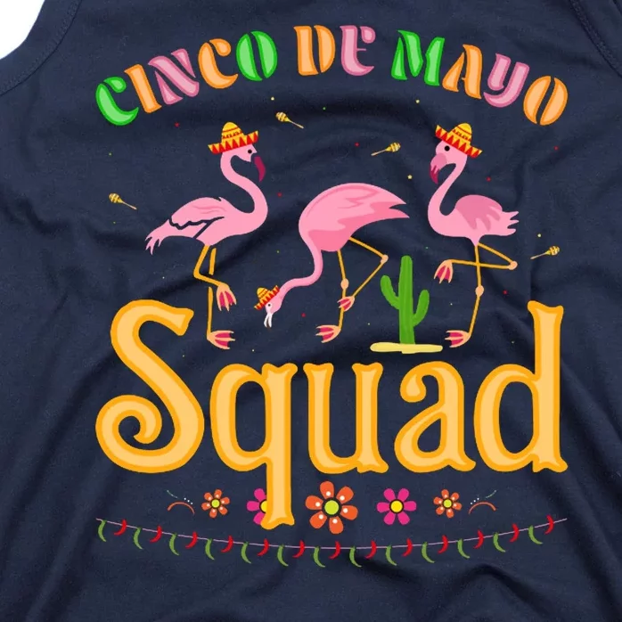 Cinco De Mayo Squad Flamingo Tank Top