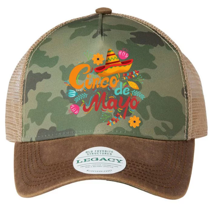 Cinco De Mayo Fiesta Celebration Legacy Tie Dye Trucker Hat