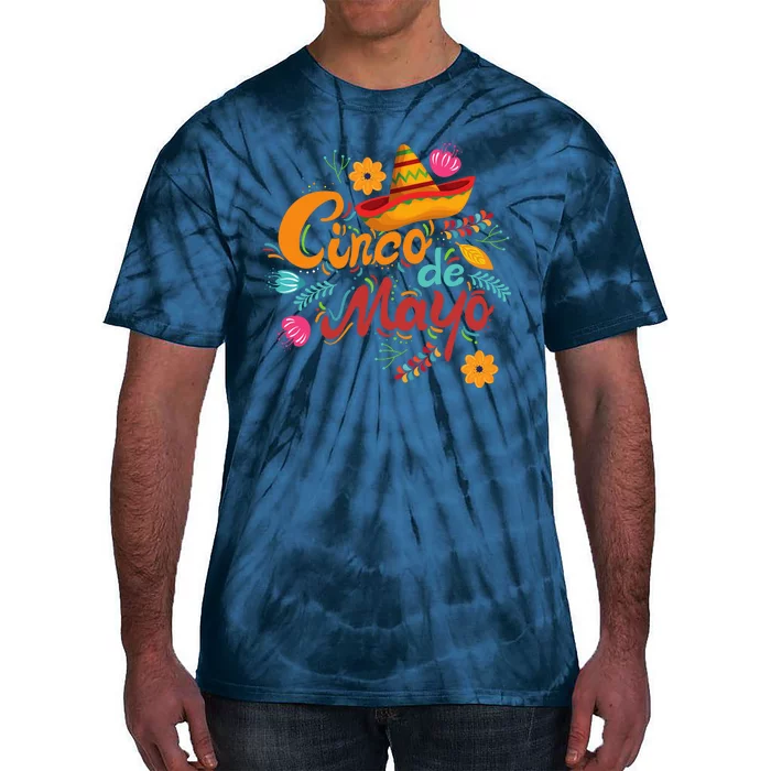 Cinco De Mayo Fiesta Celebration Tie-Dye T-Shirt