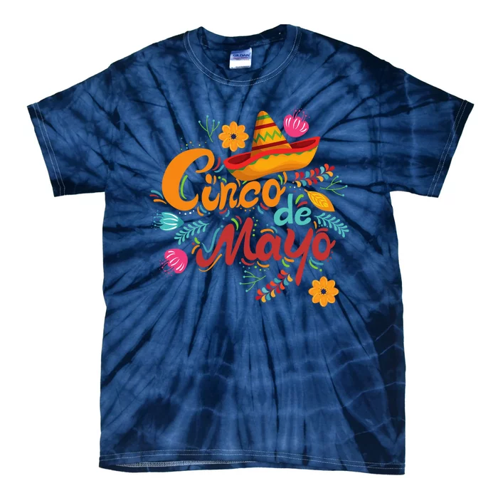 Cinco De Mayo Fiesta Celebration Tie-Dye T-Shirt