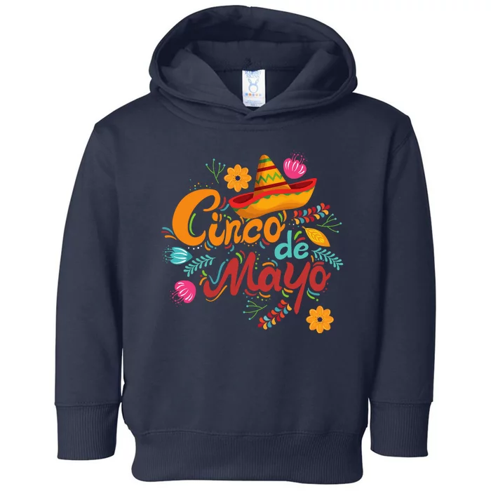 Cinco De Mayo Fiesta Celebration Toddler Hoodie