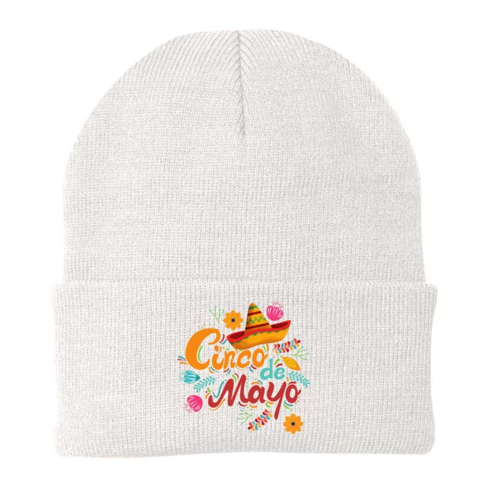 Cinco De Mayo Fiesta Celebration Knit Cap Winter Beanie