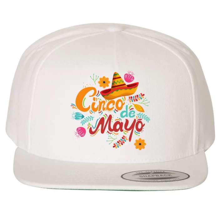 Cinco De Mayo Fiesta Celebration Wool Snapback Cap