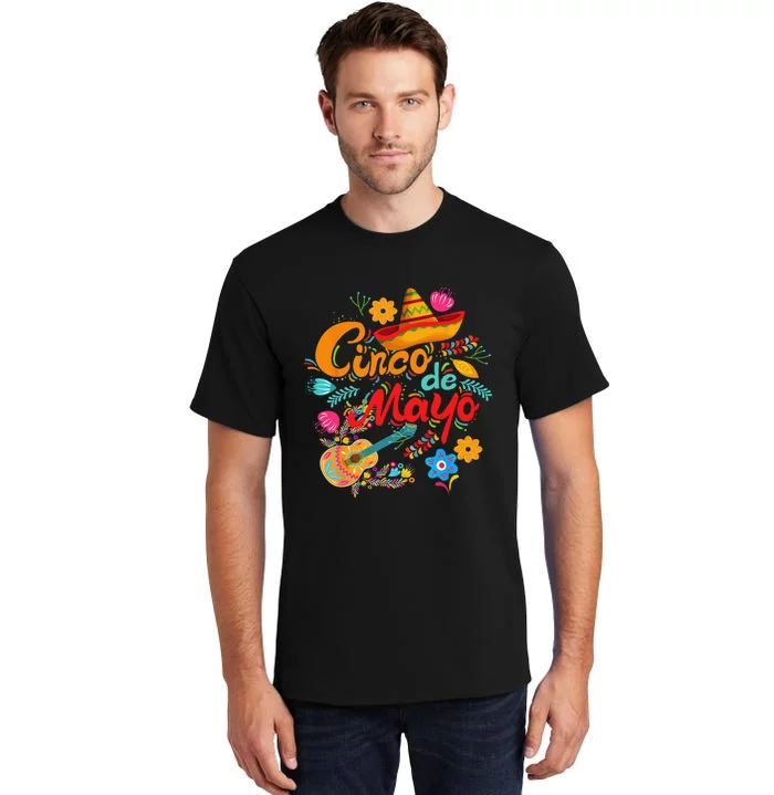 Cinco de Mayo, funny Mexican fiesta 5 De Mayo Tall T-Shirt