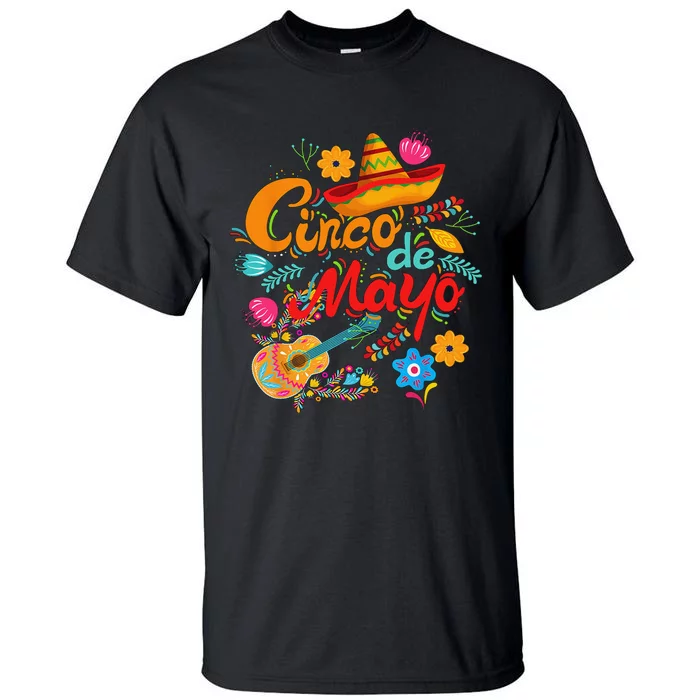 Cinco de Mayo, funny Mexican fiesta 5 De Mayo Tall T-Shirt