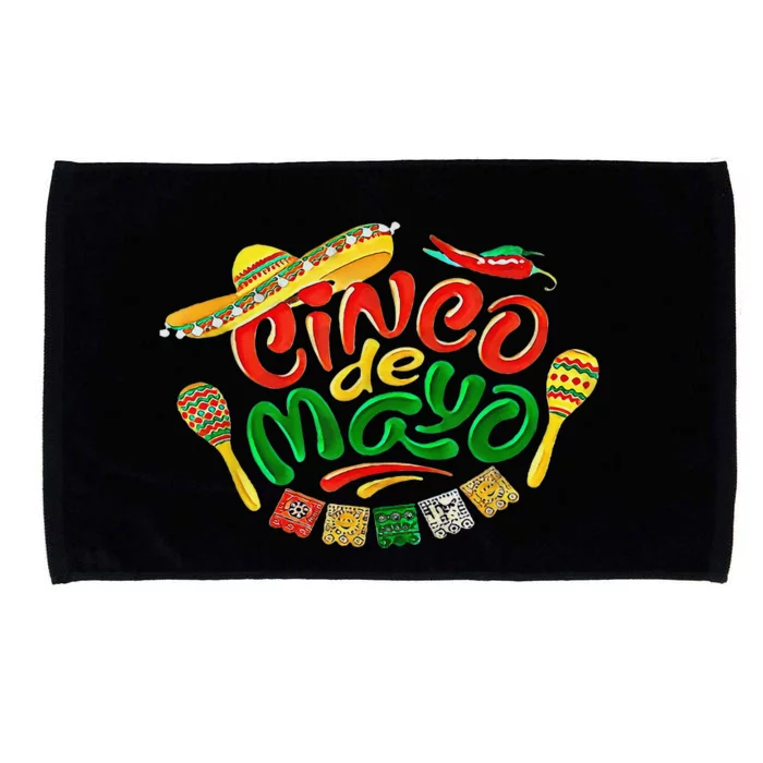 Cinco De Mayo Party Lets Fiesta Microfiber Hand Towel