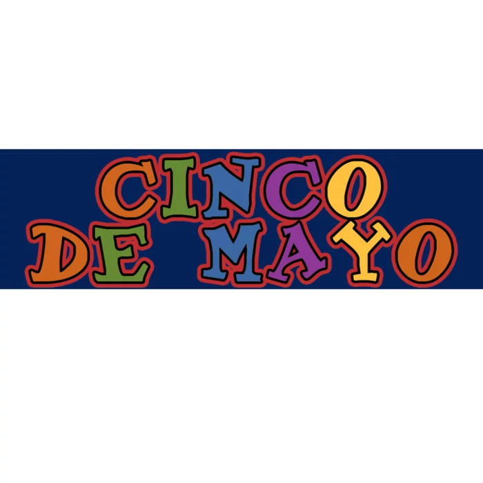 Cinco De Mayo Holiday Gift Bumper Sticker