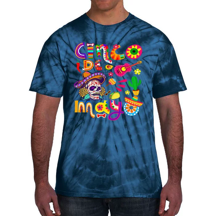 Cinco De Mayo Mexican Fiesta 5 De Mayo Tie-Dye T-Shirt