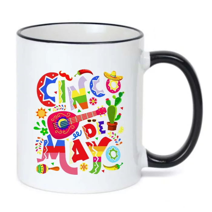 Cinco De Mayo Mexican Fiesta 5 De Mayo Black Color Changing Mug