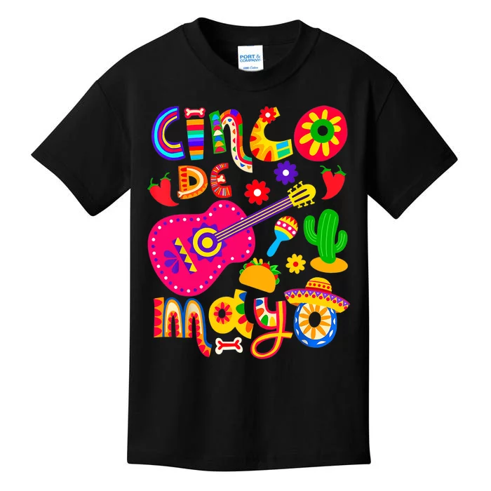 Cinco De Mayo Mexican Fiesta 5 De Mayo Kids T-Shirt