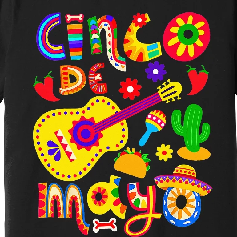 Cinco De Mayo Mexican Fiesta 5 De Mayo Premium T-Shirt