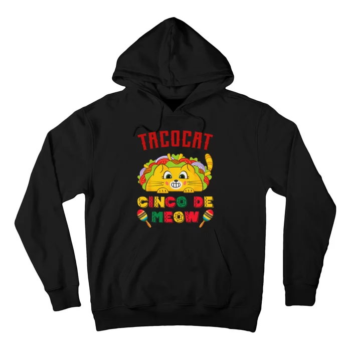 Cinco de Meow taco cat, Mexican Cinco De Mayo Cat Lovers Hoodie