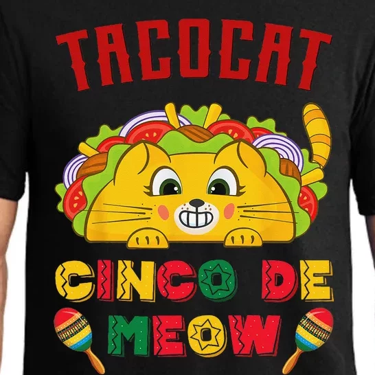 Cinco de Meow taco cat, Mexican Cinco De Mayo Cat Lovers Pajama Set