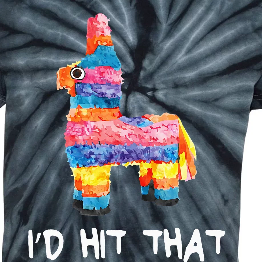 Cinco de Mayo Fiesta Smashing Pinata Celebration Kids Tie-Dye T-Shirt