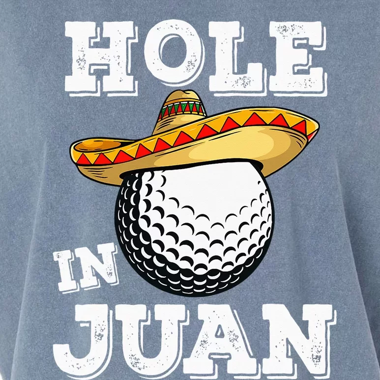 Cinco de Mayo Golf Funny Saying Golfer Joke Hole in Juan Garment-Dyed Women's Muscle Tee