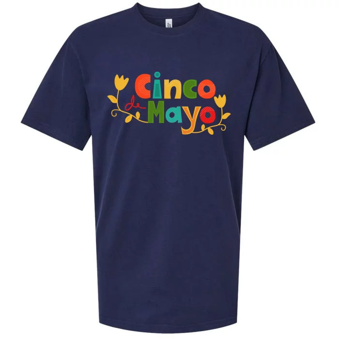 Cinco De Mayo Celebration Sueded Cloud Jersey T-Shirt