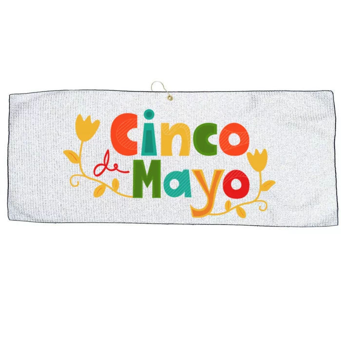 Cinco De Mayo Celebration Large Microfiber Waffle Golf Towel