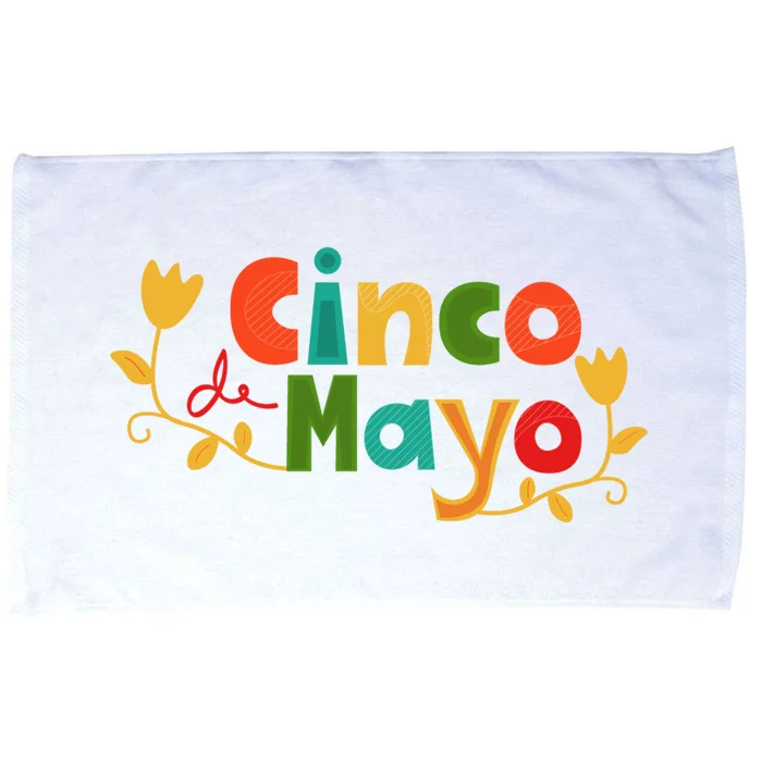 Cinco De Mayo Celebration Microfiber Hand Towel